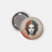 Inside Out Vivid Girl Magneet (Voorkant / Achterkant)