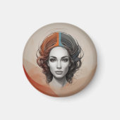 Inside Out Vivid Girl Magneet (Voorkant)