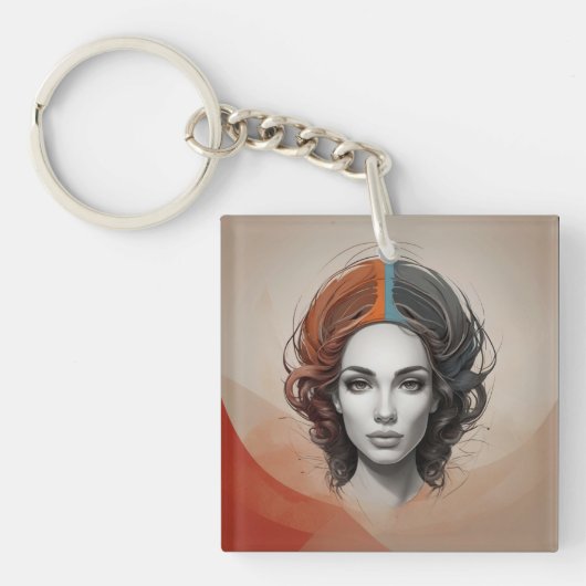 Inside Out Vivid Girl Sleutelhanger (voorkant)