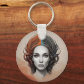 Inside Out Vivid Girl Sleutelhanger (Achterkant)