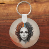 Inside Out Vivid Girl Sleutelhanger (Voorkant)