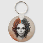 Inside Out Vivid Girl Sleutelhanger (Achterkant)