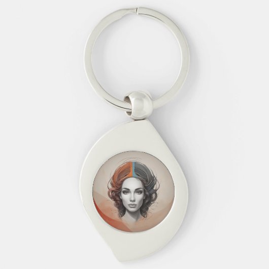 Inside Out Vivid Girl Sleutelhanger (Voorkant)