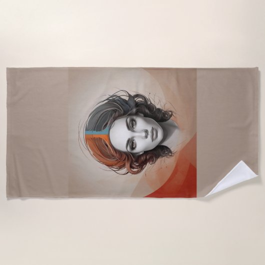 Inside Out Vivid Girl Strandlaken (Voorkant)