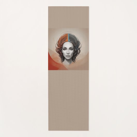 Inside Out Vivid Girl Yogamat (Voorkant)