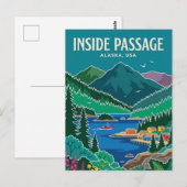 Inside Passage Alaska Briefkaart (Voorkant / Achterkant)