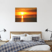 Inside Passage Sunset Canvas Afdruk (Insitu (Slaapkamer))