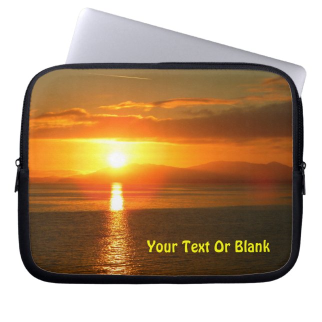 Inside Passage Sunset Laptop Sleeve (Voorkant)