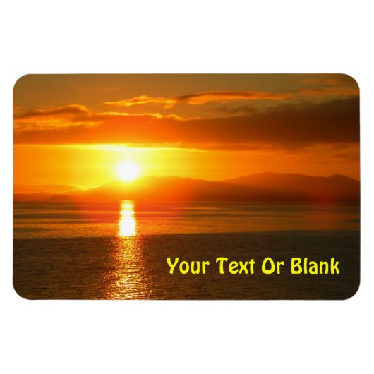 Inside Passage Sunset Magneet (Horizontaal)