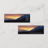 Inside Passage Sunset Profile Card Mini Visitekaartje (Voorkant / Achterkant)