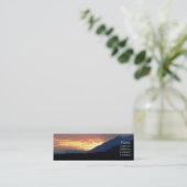 Inside Passage Sunset Profile Card Mini Visitekaartje (Staand voorkant)