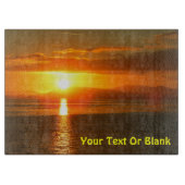 Inside Passage Sunset Snijplank (Voorkant)