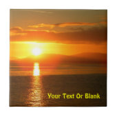 Inside Passage Sunset Tegeltje (Voorkant)