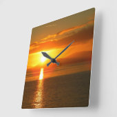 Inside Passage Sunset Vierkante Klok (Hoek)