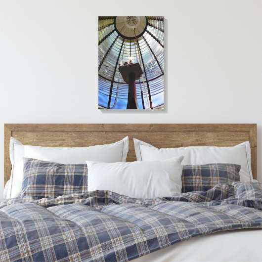 Inside the Fresnel Lens Canvas Afdruk (Insitu (Slaapkamer))