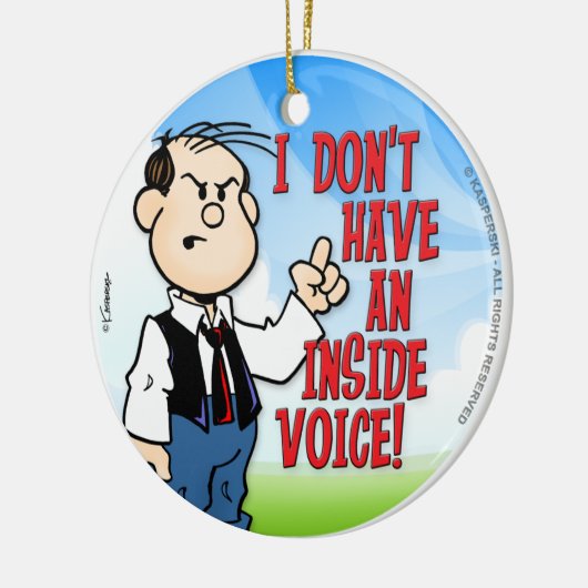 Inside Voice Keramisch Ornament (Links)