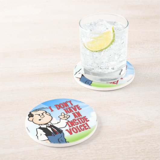 Inside Voice Zandsteen Onderzetter (Zijkant)