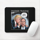 Insider Trading Trump - Grappig Muismat (Met muis)