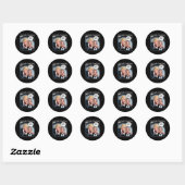Insider Trading Trump - Grappig Ronde Sticker (Vel)