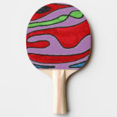 "Insides out" Abstracte pingpongpeddel Tafeltennisbatje (Achterkant)