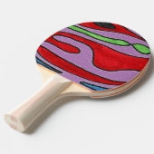 "Insides out" Abstracte pingpongpeddel Tafeltennisbatje (Voorkant Gekanteld)