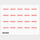 Insidious Stamp Ronde Sticker (Vel)