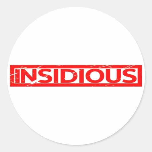 Insidious Stamp Ronde Sticker (Voorkant)