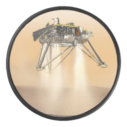 InSight Landing op Mars Hockey Puck (Voorkant)