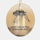 InSight Landing op Mars Keramisch Ornament (Links)