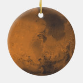 InSight Landing op Mars Keramisch Ornament (Achterkant)