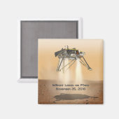 InSight Landing op Mars Magneet (Voorkant / Achterkant)