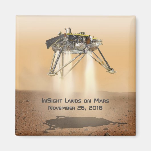 InSight Landing op Mars Magneet (Voorkant)