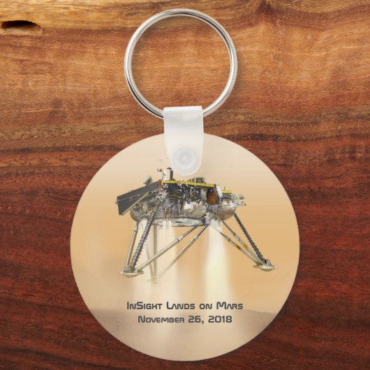 InSight Landing op Mars Sleutelhanger (Voorkant)