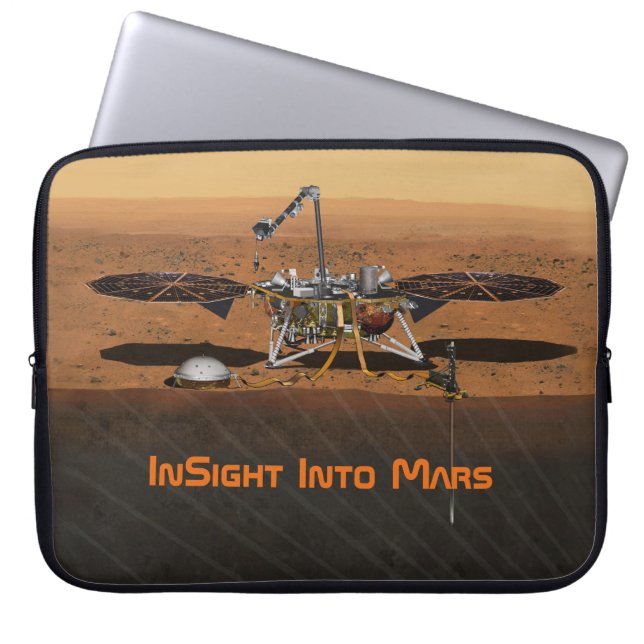 InSight Mars Lander Mission Laptop Sleeve (Voorkant)