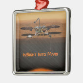 InSight Mars Lander Mission Metalen Ornament (Links)