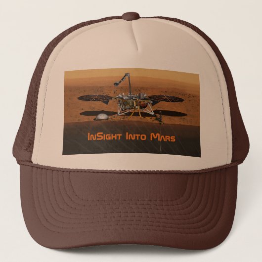 InSight Mars Lander Mission Trucker Pet (Voorkant)