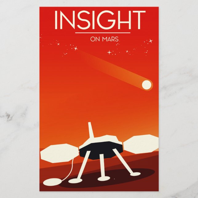Insight Mars Lander Space Art (Voorkant)