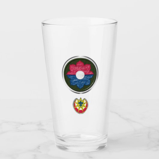 Insigne van de patcheenheid van de 9e Infanteriedi Glas (Voorkant)