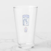 Insigne van de patcheenheid van het XVIII Airborne Glas (Achterkant)