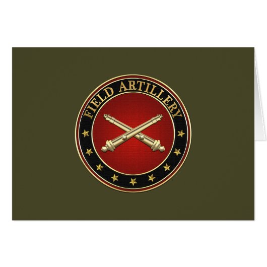 Insignes van de Field Artillery Branch (Voorkant Horizontaal)