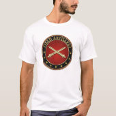 Insignes van de Field Artillery Branch T-shirt (Voorkant)