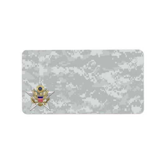 Insignes van de generale staf etiket (Voorkant)