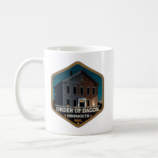 Insignes van de Orde van Dagon Hall Innsmouth Vint Koffiemok