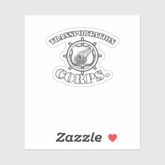 Insignia Badge Army Transportkorp Sticker (Vel)