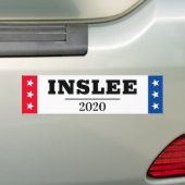 INSLEE 2020 BUMPERSTICKER (Op auto)