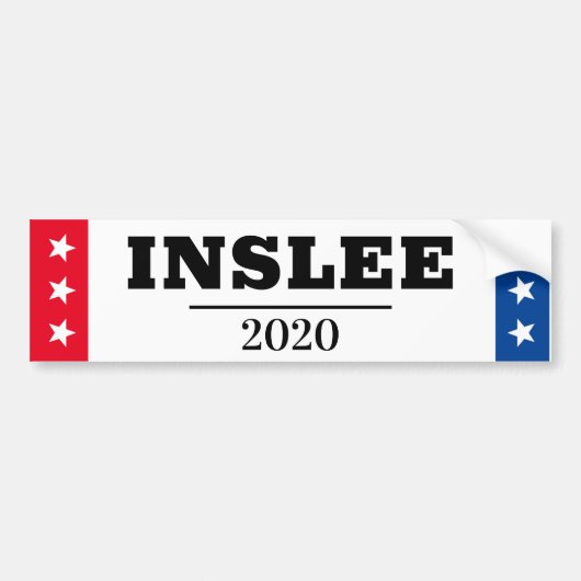 INSLEE 2020 BUMPERSTICKER (Voorkant)