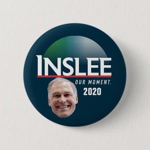 Inslee 2020 ronde button 5,7 cm
