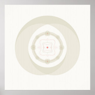 Insluiting - Abstract afbeelding #133 Poster