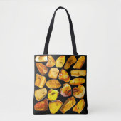 Insluitingen voor ambersteen tote bag (Voorkant)