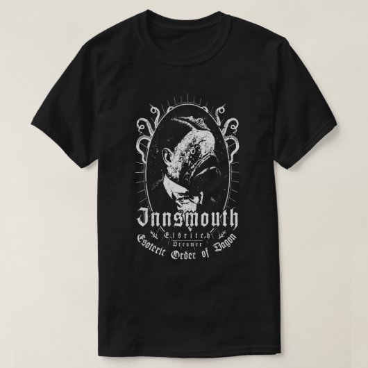 Insmouth - Esoteric order Dagon - Lovecraftian T-shirt (Design voorkant)